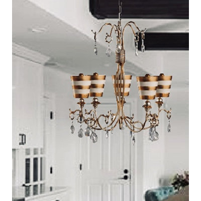 Retro Rustic 6 Light Sculpted Wood Rust Metal Clear Crystal Candle Style Chandelier Retro Rustic 6 Light Sculpted Wood Rust Metal Clear Crystal Candle Style Chandelier